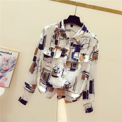 Retro Hong Kong style shirt women 2022 new summer Korean version loose design sense niche shirt sun protection top tide
