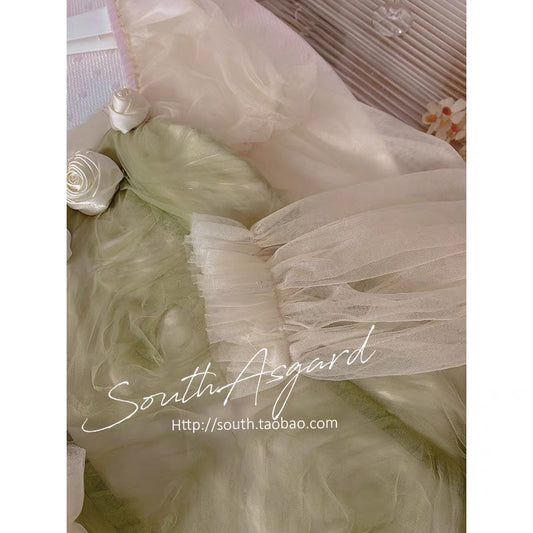 Southern fairy palace fairy dress gentle style vintage dress princess fairy dress temperament super fairy