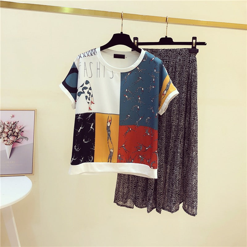 2022 early autumn new European station t-shirt women's short-sleeved foreign style top design sense niche European chiffon small shirt trend