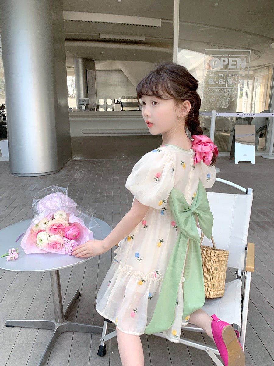 Girls Dress 2023 New Summer Dress Children's Korean Version Loose Swee – Lee Nhi Boutique