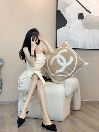 Leathercat summer 2022 new high-end chic design sense niche bag hip sling dress female