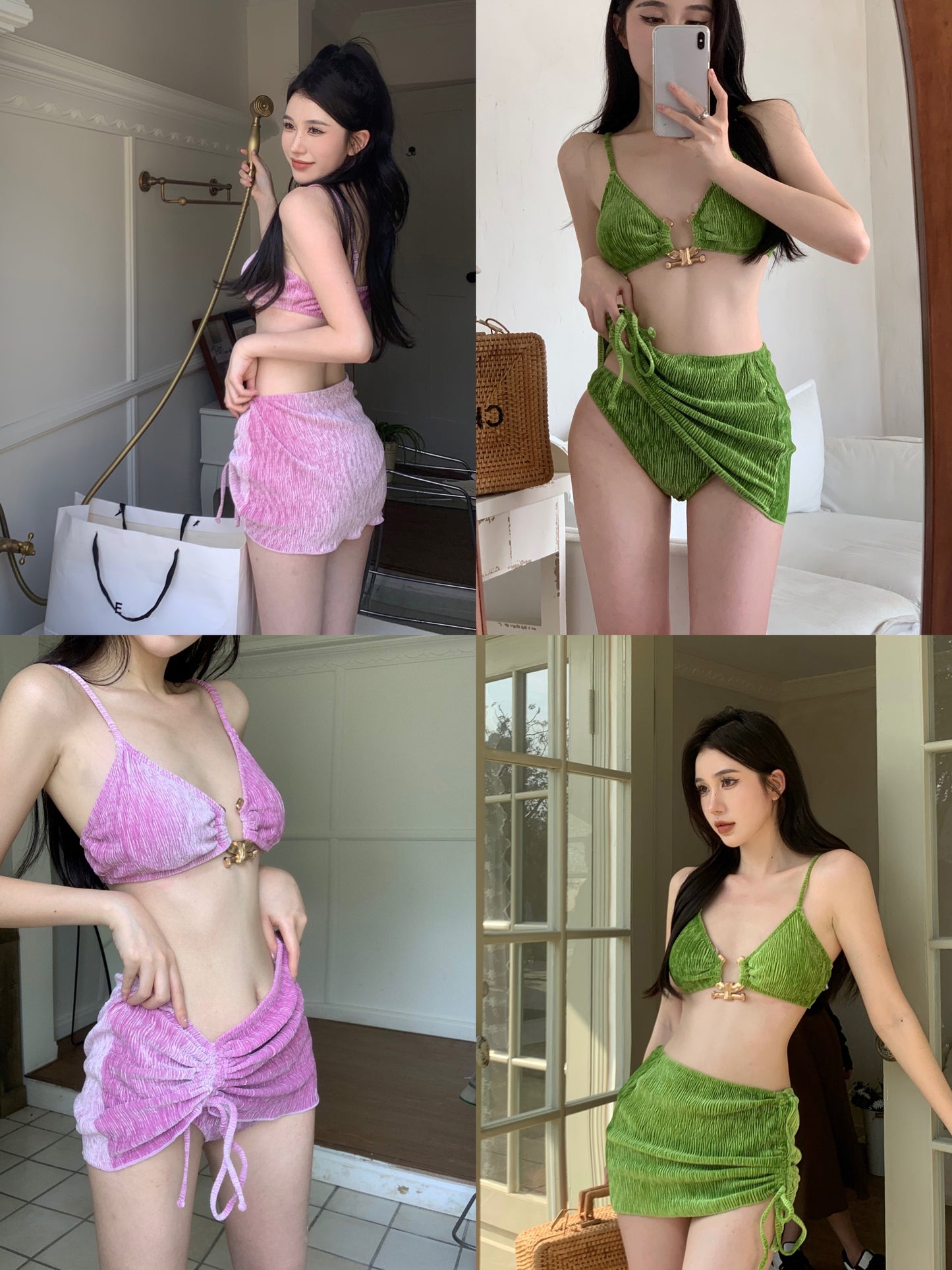 European and American sexy camisole female summer hot girl sleeveless backless chic unique inner short top outerwear