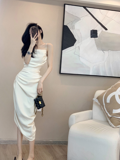 Leathercat summer 2022 new high-end chic design sense niche bag hip sling dress female