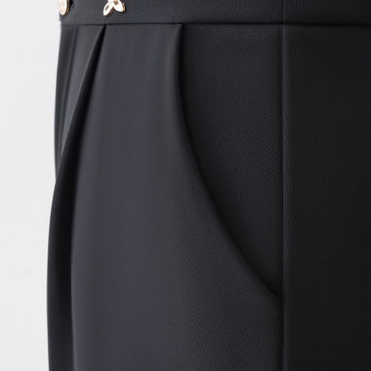 Black wide-leg pants women's high waist drape 2022 new casual suit mopping pants women's summer small size loose and thin
