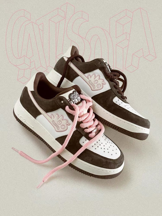 /Board shoes men's thick-soled little monster sneakers all-match men's trendy shoes