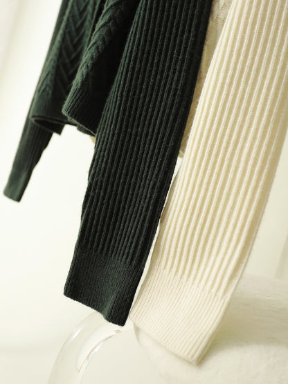 の[ZWI566818VG] Xiaohange lazy retro style wool cashmere lapel cardigan short coat