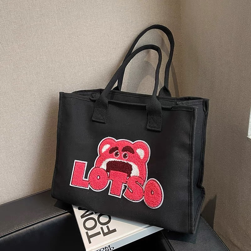 Autumn and winter large-capacity bag 2022 new women's bag fashion commuter shoulder bag canvas bag casual portable tote bag