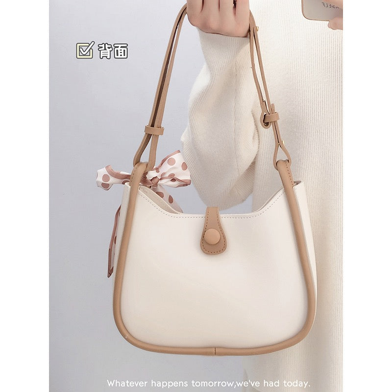 Autumn and winter gentle lady commuting armpit bag female 2022 new trendy try retro one shoulder saddle bag Messenger bag