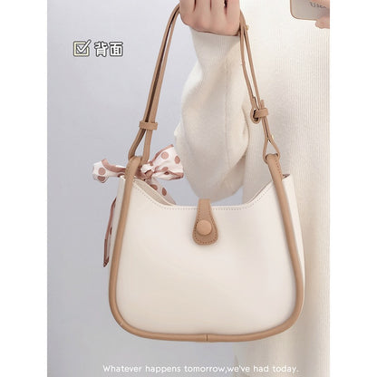 Autumn and winter gentle lady commuting armpit bag female 2022 new trendy try retro one shoulder saddle bag Messenger bag