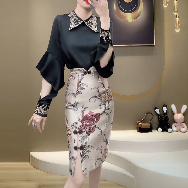 Professional suit women's spring 2023 new women's clothing celebrity temperament casual fashion thin high-end two-piece suit