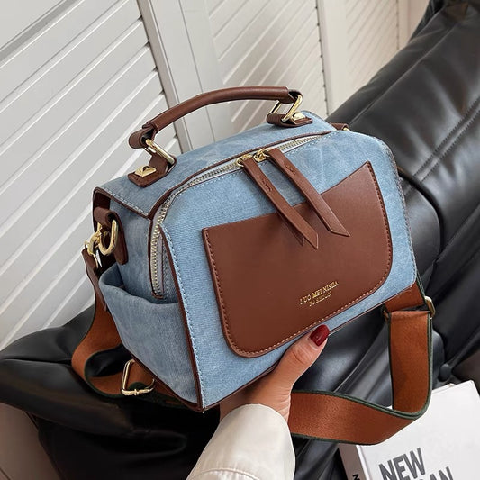 Niche design bag women's summer 2022 new high-end fashion contrast color portable small square all-match one-shoulder messenger bag