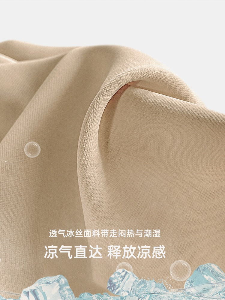High-waist wide-leg pants women's summer thin section khaki loose and thin straight-leg suit pants with drape and floor mopping casual pants