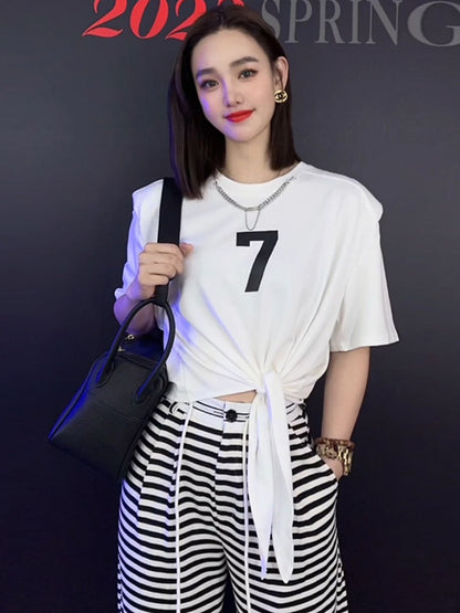 Sports and leisure suit women's summer 2023 new two-piece suit