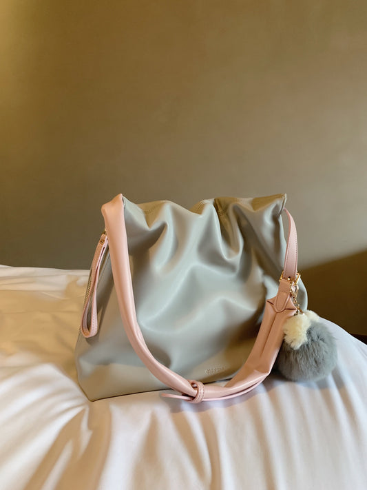 Nanfeng Chio2nd Powder Mist Seawater Bucket Bag Female Large Capacity Morandi Niche Advanced Sense One Shoulder Messenger Bag
