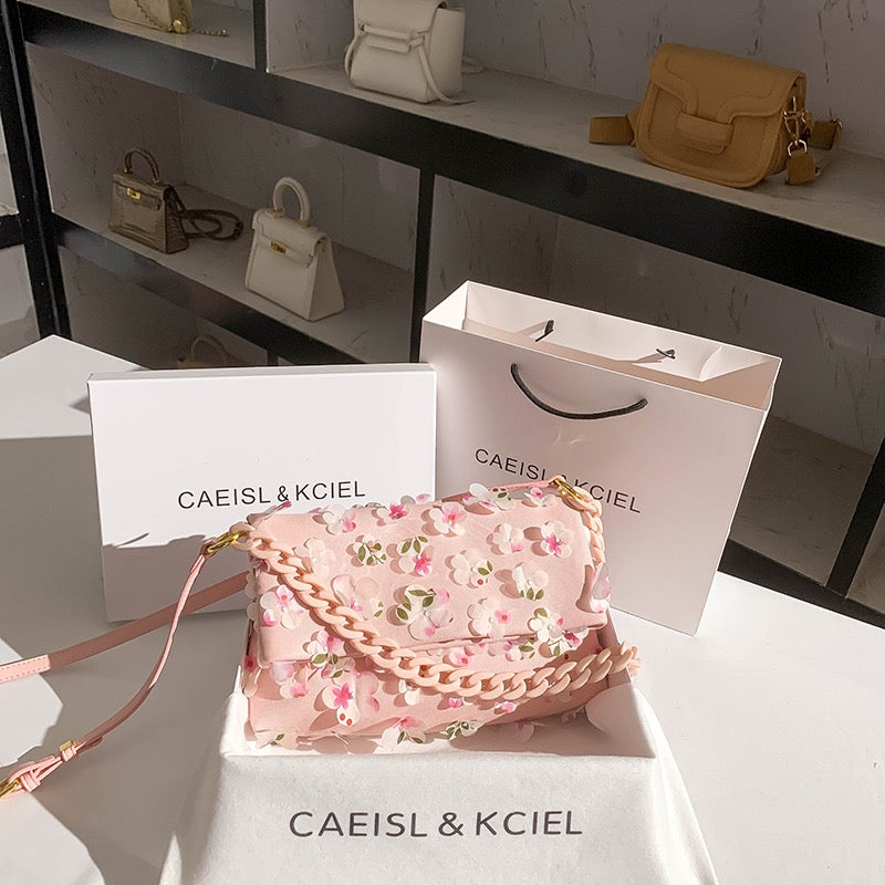 CAEISL&KCIEL women's bag high-end summer flower underarm bag women's 2022 new all-match foreign style shoulder bag