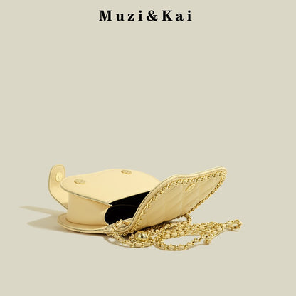MuziKai genuine high-grade texture niche bag women's 2022 new trendy Messenger shoulder small square bag women's bag