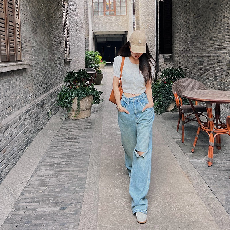 Silver custom 3/27 [off the street formula] wide-leg pants YS3022