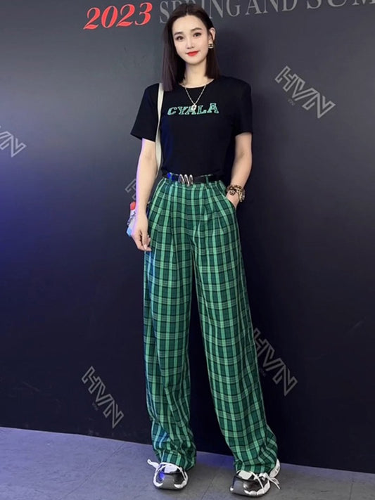Sports and leisure suit women's summer 2023 new two-piece suit