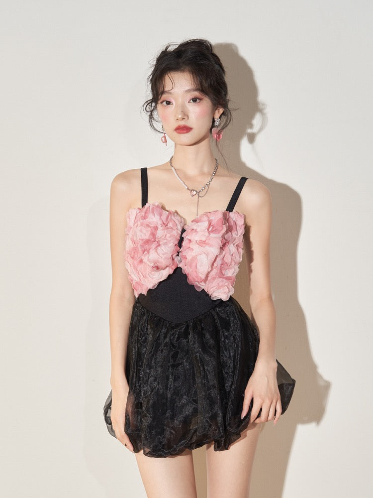 Jinzhu swimsuit women's 2023 new one-piece skirt slimming belly sexy gathering hot spring vacation swimsuit