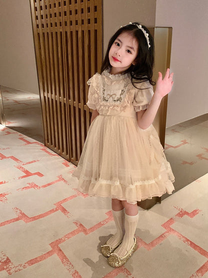 Children's clothing girls lolita skirt 2023 new Lolita summer dress children's baby Spanish princess dress