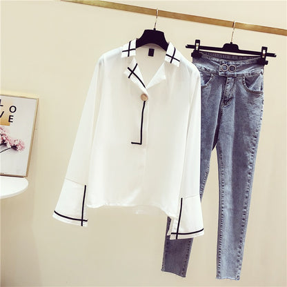 Shirt women's new 2022 early autumn design sense niche French chic white shirt women's long-sleeved Hong Kong style high-end sense