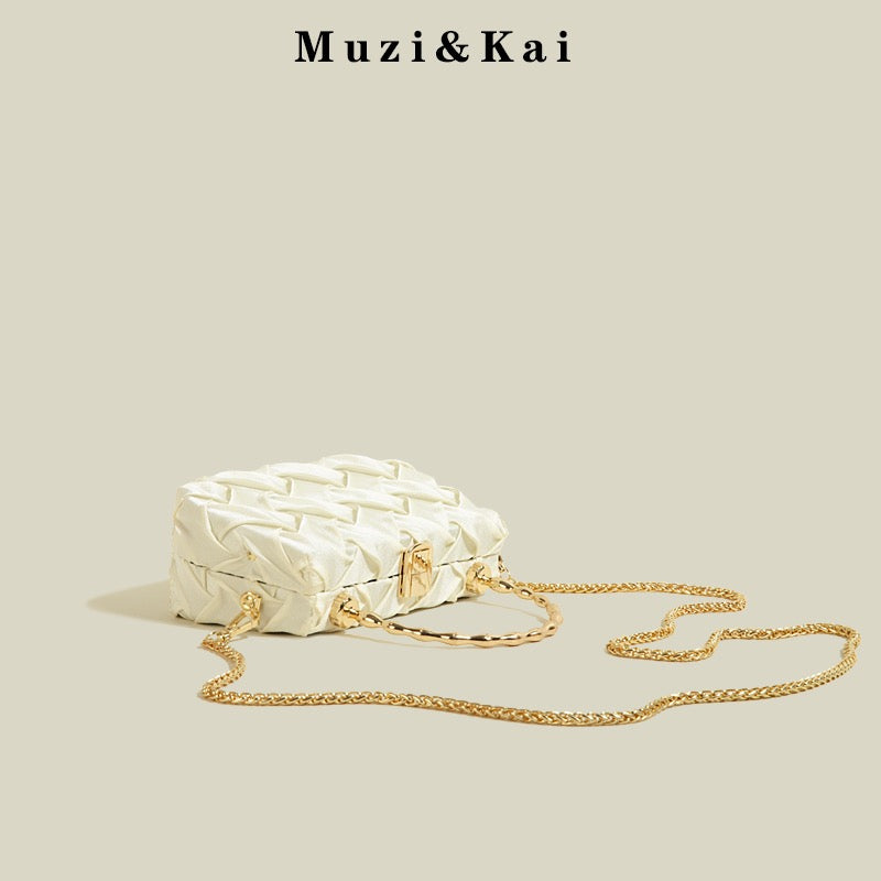 MuziKai genuine high-grade texture hand bag women 2022 new trendy fashion Messenger chain small square bag women
