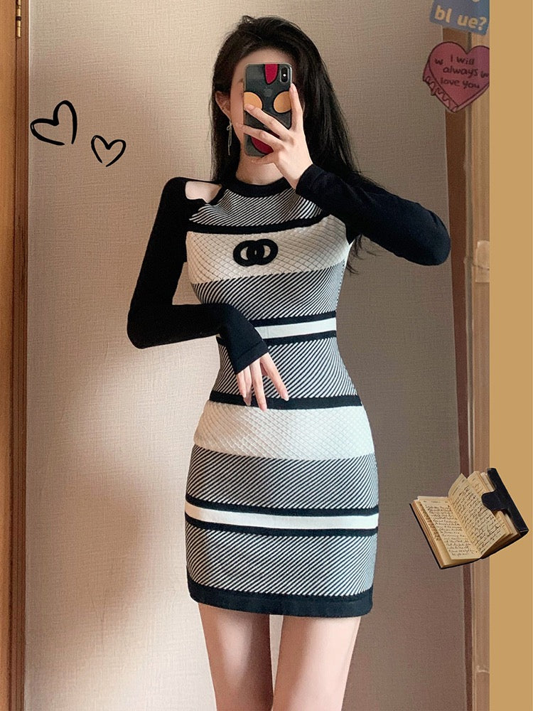 MUEL Xiaoxiangfeng Dress Early Autumn Women's 2022 New Niche Design Sense Temperament Slim Slim Skirt