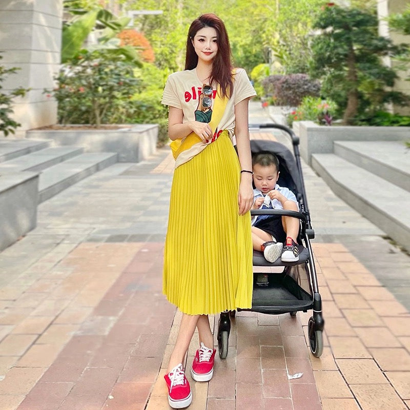 Summer women's clothing 2023 slightly fat and thin tea-style wear lively age-reducing salt-style light mature dress two-piece suit