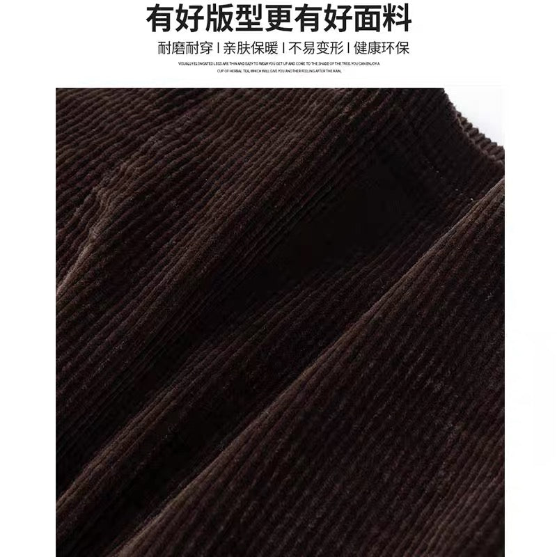 Corduroy skirt women's autumn and winter skirt corduroy skirt high waist thin skirt 2022 new fashion skirt winter