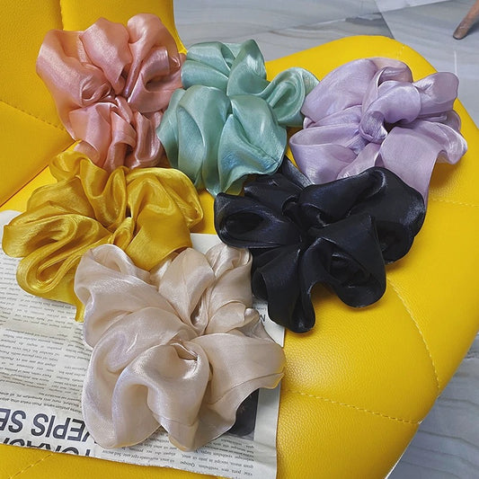 Large intestine hair ring female net red 2022 new ins binding hair Korean fat intestine ring hair rope headdress four seasons