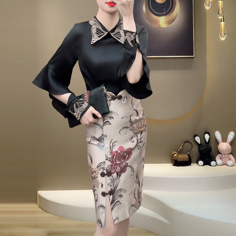 Professional suit women's spring 2023 new women's clothing celebrity temperament casual fashion thin high-end two-piece suit