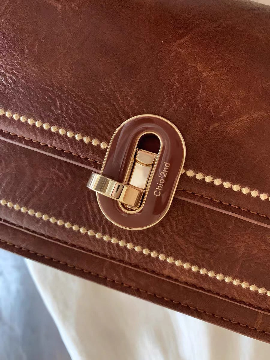 South wind Chio2nd Austro-Hungarian Empire small square bag female autumn 2022 new retro wild one-shoulder messenger bag