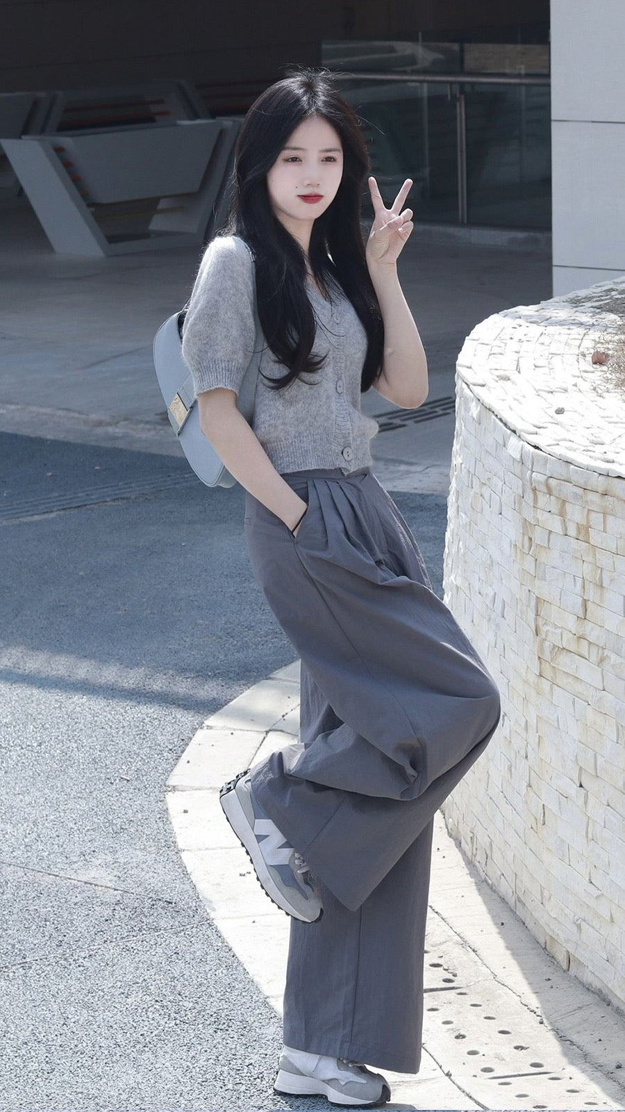 Summer new pear-shaped body tea wear a complete set with milk system slightly fat and thin cover meat two-piece suit for women