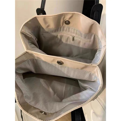 Autumn and winter lazy wind tote extra large bag women 2022 new nylon shoulder bag large capacity commuting all-match handbag