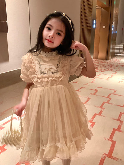 Children's clothing girls lolita skirt 2023 new Lolita summer dress children's baby Spanish princess dress