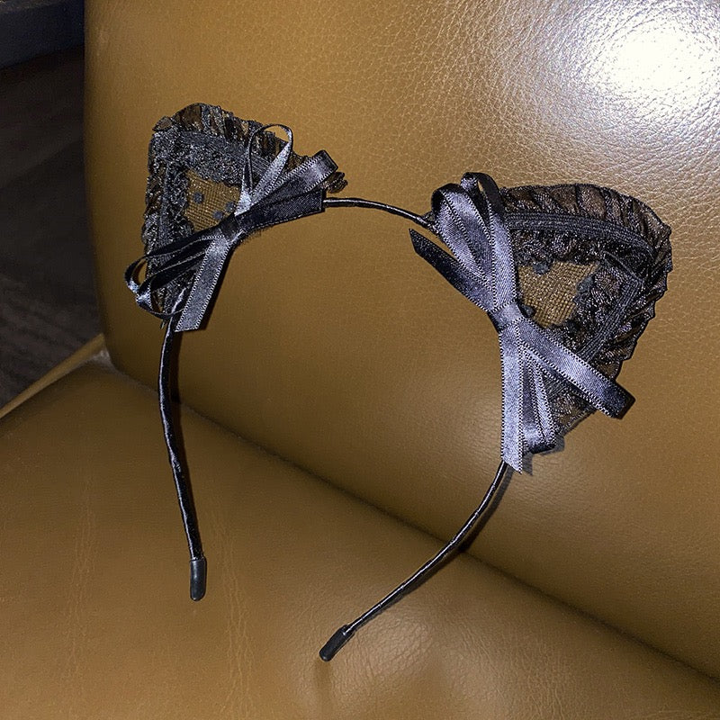 Cat ears hairpin decorative headband Internet celebrity 2022 new trendy cat headdress hair clip little wild cat headband hair accessories