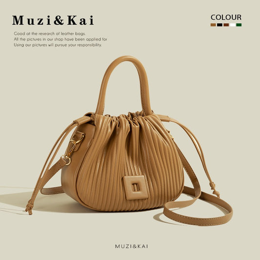 MuziKai genuine niche design handbag bag women 2022 new fashion fashion one shoulder Messenger small square bag