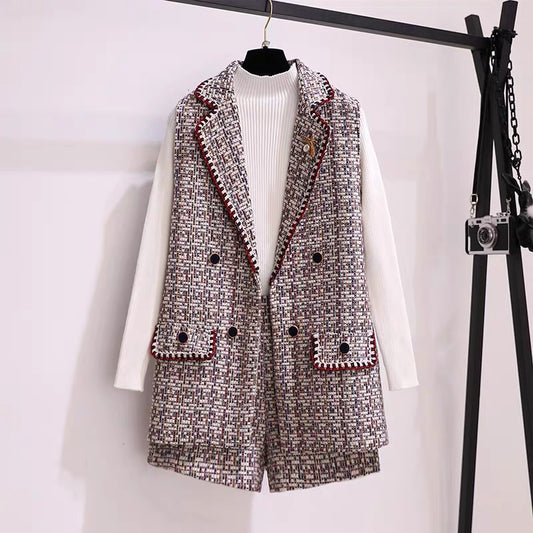 Xiaoxiangfeng suit women's autumn wear 2022 early autumn new women's wear high-end fashion Western-style professional two-piece suit