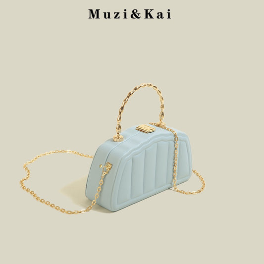 MuziKai genuine high-grade texture chain bag women autumn and winter 2022 new trendy all-match Messenger shoulder bag women