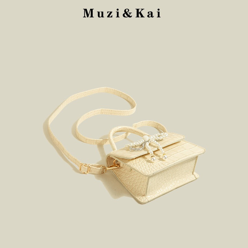 MuziKai genuine high-grade texture hand bag women 2022 new trendy fashion Messenger shoulder small square bag women