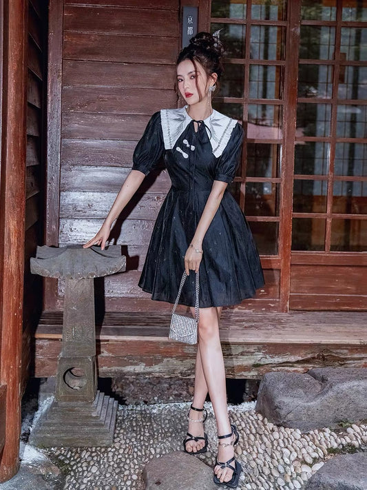 JKJS cheongsam young girls temperament high-end 2022 new national style women's improved new Chinese dress 1535