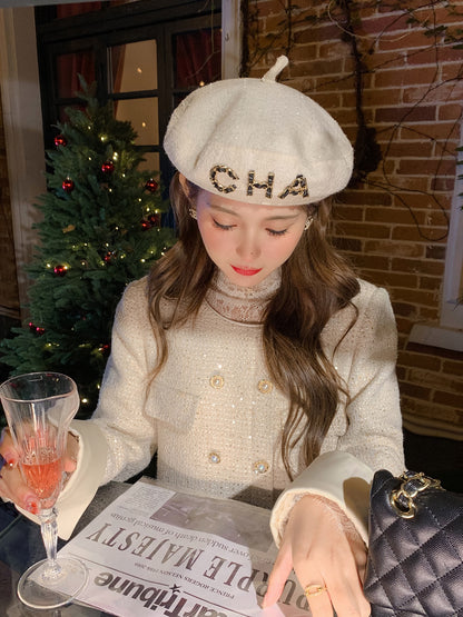 Fish Rabbit's Rabbit Fragrant Dress Women's Autumn and Winter Temperament Ladies' Skirt Straight Fit Slim Dress