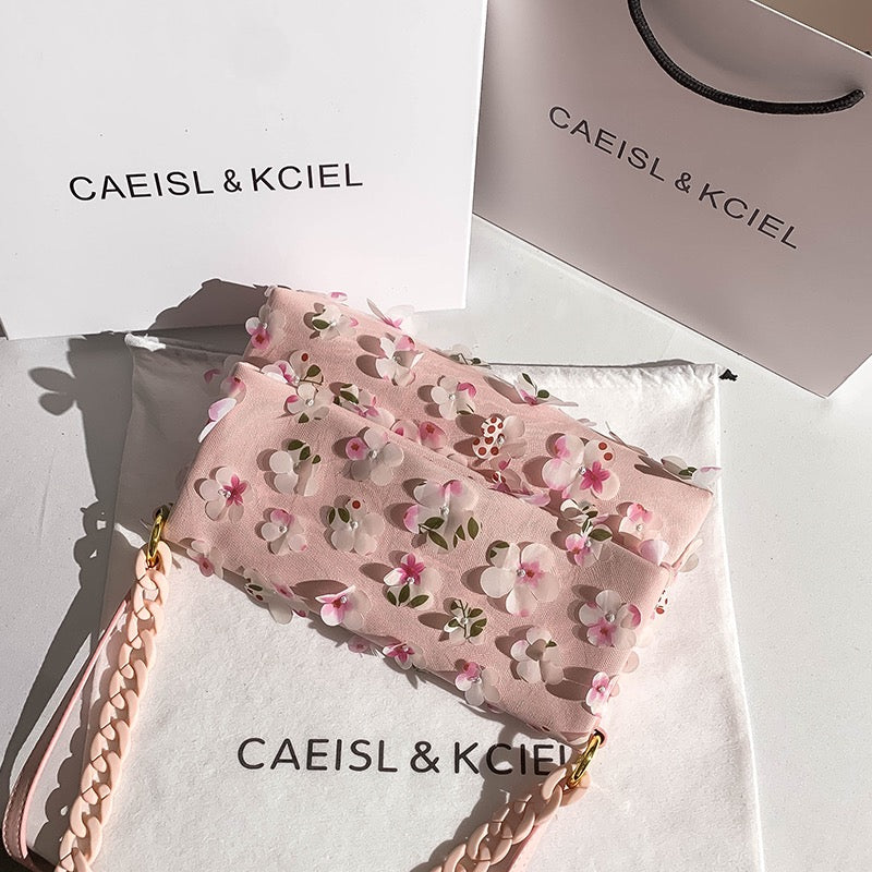 CAEISL&KCIEL women's bag high-end summer flower underarm bag women's 2022 new all-match foreign style shoulder bag