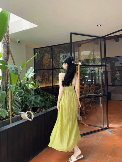 Xishuangbanna holiday skirt Dali Erhai sweet wear long skirt Hainan Sanya tourism seaside beach skirt