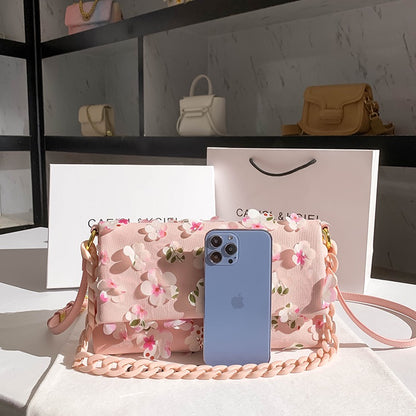 CAEISL&KCIEL women's bag high-end summer flower underarm bag women's 2022 new all-match foreign style shoulder bag