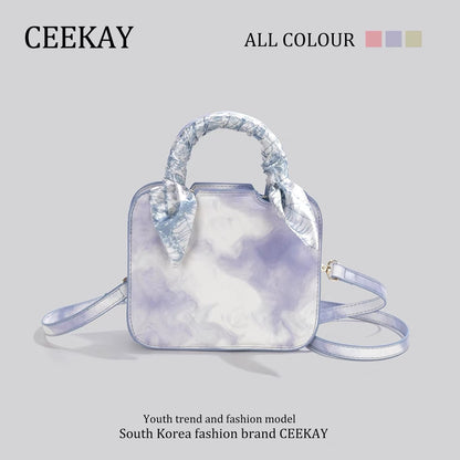 CEEKAY original authentic this year popular small hand-held biscuit bag niche design bag female summer all-match messenger bag 1200