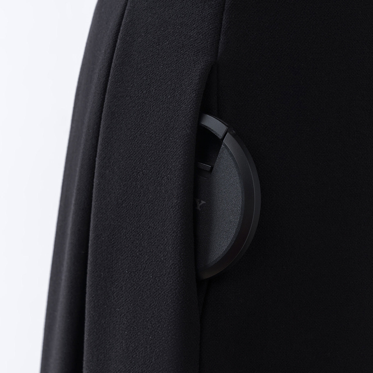 Black woolen a-line skirt women's autumn and winter 2022 new high-waisted pleated skirt small mid-length skirt