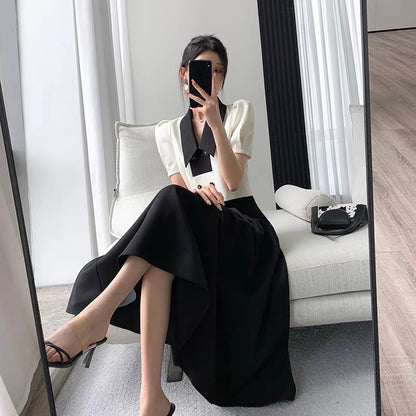 FT GUOGE small fragrance suit female 2022 summer new high-end French retro fashion skirt two-piece set