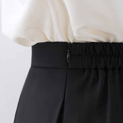 2022 new a-line skirt women's summer design feeling small crowd big swing umbrella skirt small man