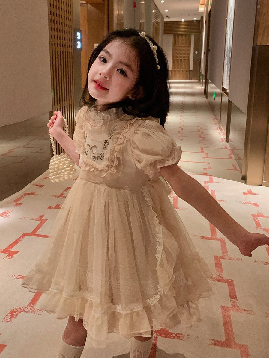 Children's clothing girls lolita skirt 2023 new Lolita summer dress children's baby Spanish princess dress
